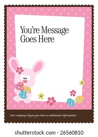 8.5x11 Easter Flyer Template