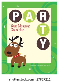 8.5x11 Party Flyer/Poster Template