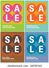 8.5x11 Seasonal Sale Flyers/Posters