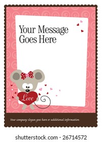 8.5x11 Valentine's Day Flyer Template (more in portfolio)