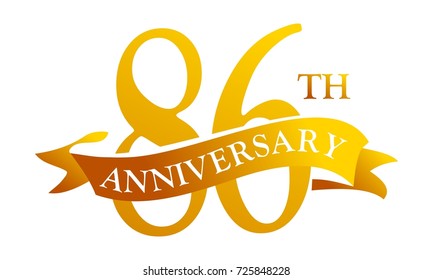 86 Ribbon Anniversary 