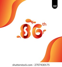 86th Anniversary Logo, Twist Ribbons Logo