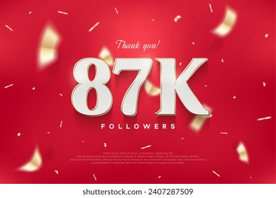 87k elegant and luxurious design, vector background thank you for the followers.