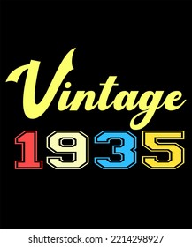87th Birthday Vintage Legends Born In August 1935 87 Years Old Retro Birthday Ideas