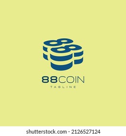 combinación de logotipo de la moneda. Concepto moderno de logotipo de criptodivisa