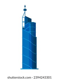 88 on field tower vector isolated