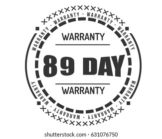 89 day black warranty 