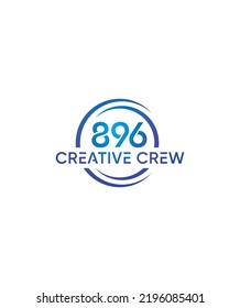896 creative crew modern creative vector logo template 