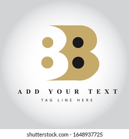 8B Logo-Design und Vektorillustration zur Illustration 