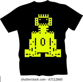 8-bit art t-shirt