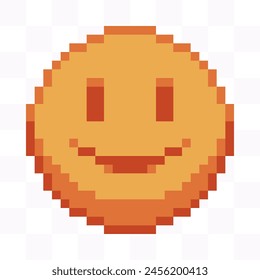 8-bit Emoji pixel art, Handcrafted and pixel-perfect for use in both digital and print