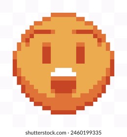8-bit Emoji pixel art, Handcrafted and pixel-perfect for use in both digital and print