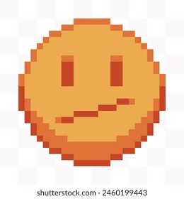 8-bit Emoji pixel art, Handcrafted and pixel-perfect for use in both digital and print
