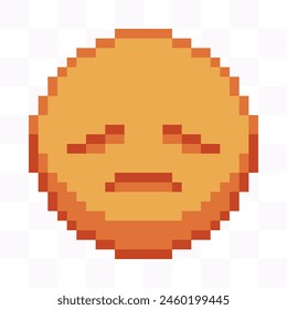 8-bit Emoji pixel art, Handcrafted and pixel-perfect for use in both digital and print