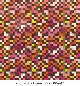 8-bit pixel abstract mosaic pattern vector backdrop texture geometric background