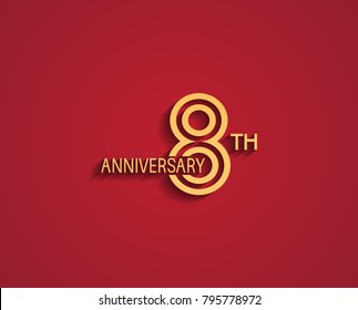 1,999 8th anniversary logo Images, Stock Photos & Vectors | Shutterstock