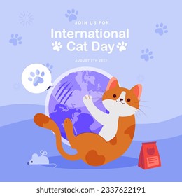 8th august celebrations of international Cat Day