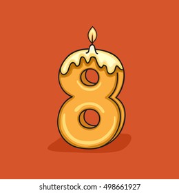 Happy-8th-birthday Images, Stock Photos & Vectors | Shutterstock