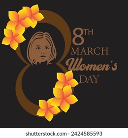 

An 8th of March vector is a graphic file format commonly used for designs, illustrations, or artwork related to International Women's Day, celebrated on March 8th each year.