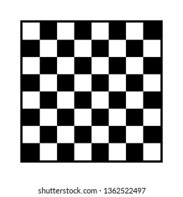 8x8 checker or chess board / chessboard black and white vector with border