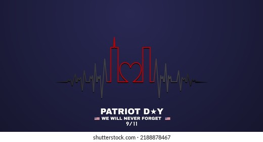 9 11 memorial day September 11.Patriot day Twin Towers. We will never forget, the terrorist attacks of september 11. Twin Towers heart rate with love