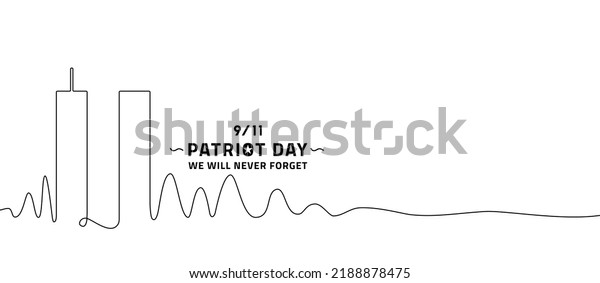 9 11 memorial day\
September 11.Patriot day Twin Towers. We will never forget, the\
terrorist attacks of september 11. Twin Towers with continuous\
drawing single line art