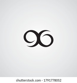 9 & 6 logo icon vector template for corporate logo and business card design.
