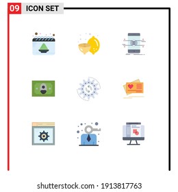 9 Creative Icons Modern Signs and Symbols of process; money; api; finance; smartphone Editable Vector Design Elements