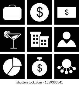  9 decent icon sheet of universal
