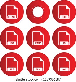  9 decent icon sheet of universal
