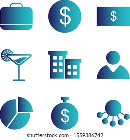  9 decent icon sheet of universal
