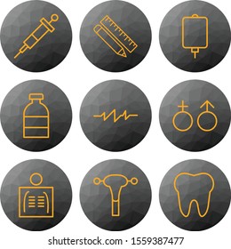 9 decent icon sheet of universal
