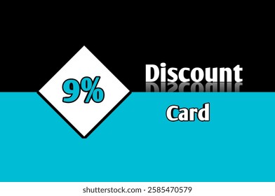 9% discount card, 9% discount voucher discount shopping voucher card