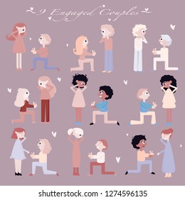 9 Engaged Couples