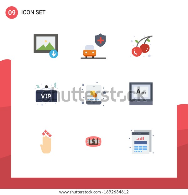 9\
Flat Color concept for Websites Mobile and Apps creative; edit;\
fruit; design; night Editable Vector Design\
Elements