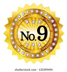 9 frame emblem medal