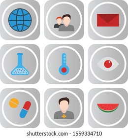 9 icon set of Universal  for your website and project
   