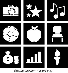 9 icon set of Universal  for your website and project
   