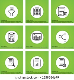 9 icon set of Universal  for your website and project
   