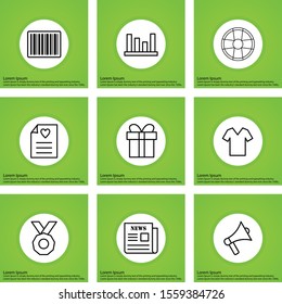  9 icon set of Universal  for your website and project
   