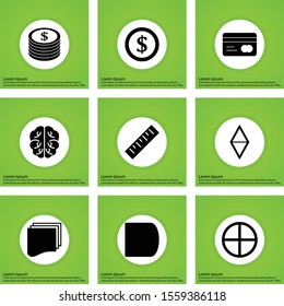  9 icon set of Universal  for your website and project
   