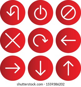 9 icon set of Universal  for your website and project
   