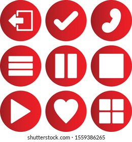 9 icon set of Universal  for your website and project
   