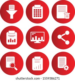 9 icon set of Universal  for your website and project
   