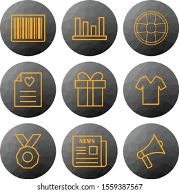  9 icon set of Universal  for your website and project
   