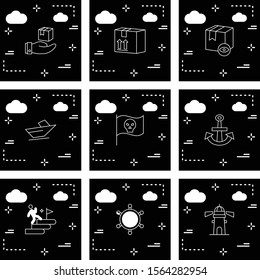 9 icon set of Universal  for your website and project
 