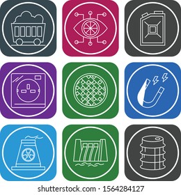 9 icon set of Universal  for your website and project
 
