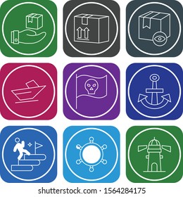 9 icon set of Universal  for your website and project
 