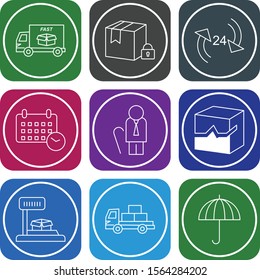   9 icon set of Universal  for your website and project
 