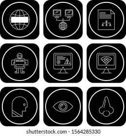 9 icon set of Universal  for your website and project
 